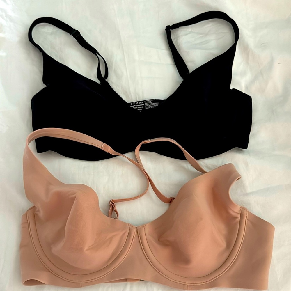 Soma essentials Unlined scoop Balconette bras-2